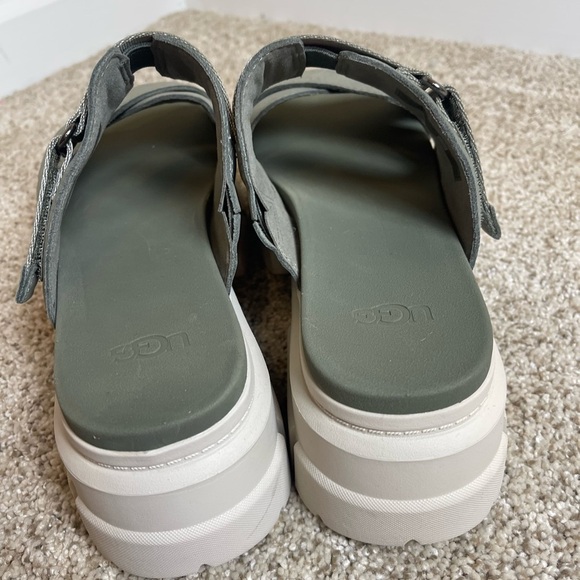 New no box UGG Ashton Slide Sandal - Moss Green - 9.5 - Picture 7 of 10